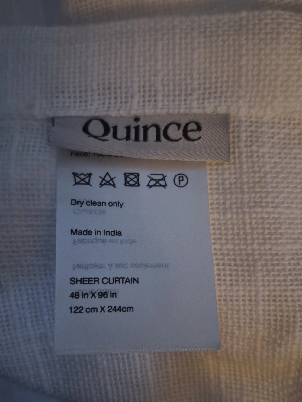 Quince Cotton Sheers Set Of 4